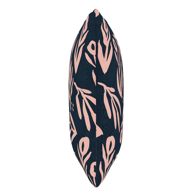 18.5" 2pk Hatteras Black Throw Pillows Black - Pillow Perfect