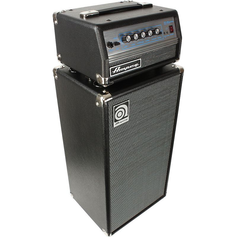 Ampeg Micro-VR Bass Amp Head and SVT210AV Bass Speaker Cabinet Stack