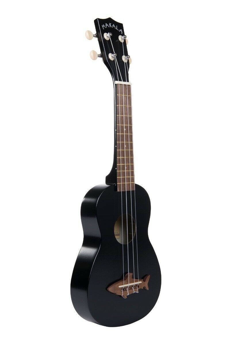 Kala Shark Bridge Soprano Ukulele in Black