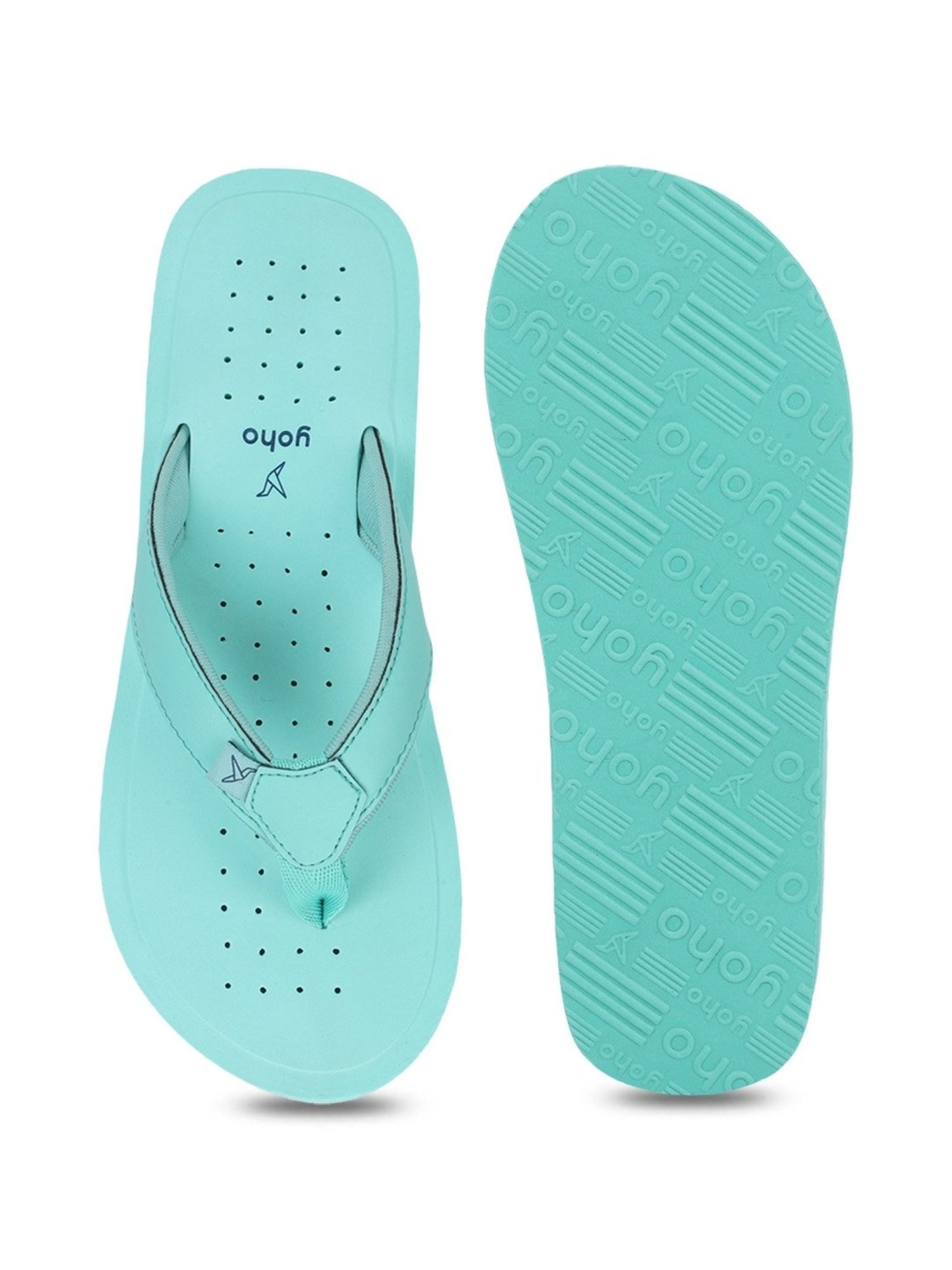 Yoho Women's Arch Support Sea Green Flip Flops