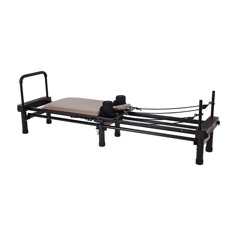 AeroPilates 651 Pilates Machine with Stand and Rebounder - Black