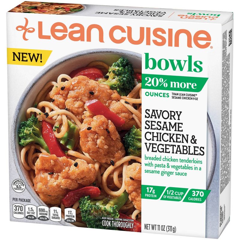Lean Cuisine Savory Sesame Chicken & Vegetables Bowl - 11oz