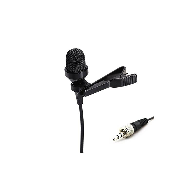 Pro Condenser Lavalier Lapel Microphone  MICJ 017 Compatible with Sennheiser Wireless Transmitter Noise Cancelling Mic