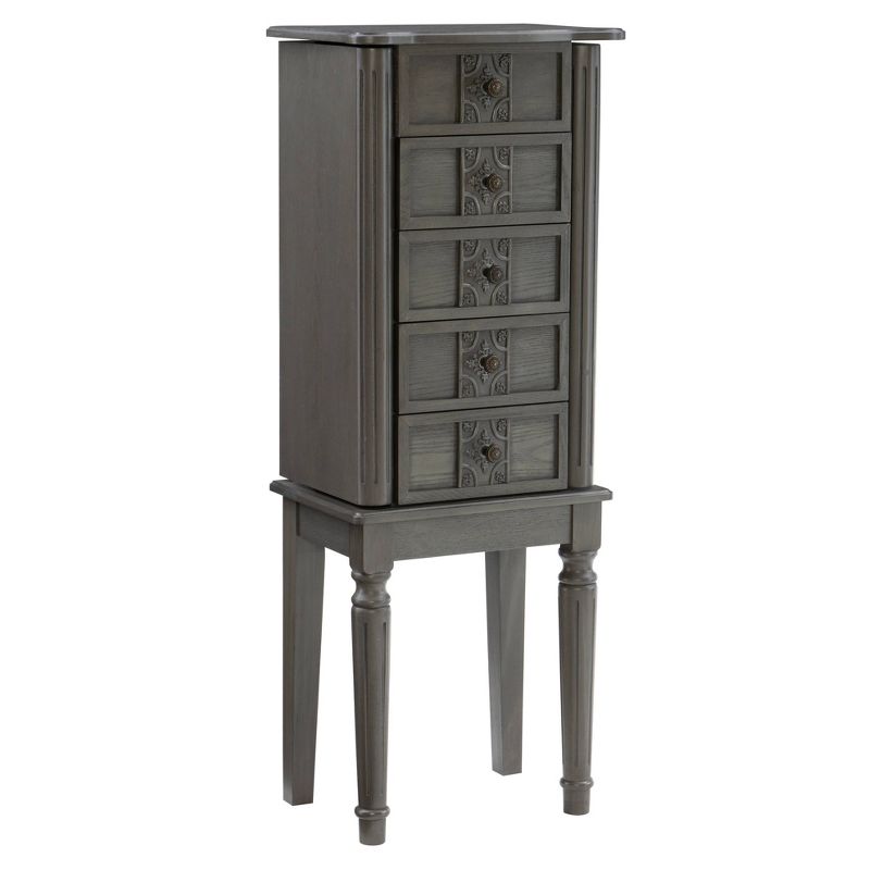 Tallow Jewelry Armoire Gray - Powell Company