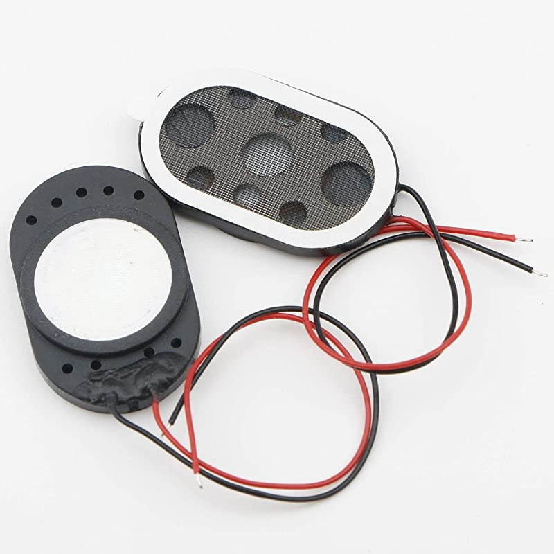 of 4 1W 8 Ohm Mini DIY Speaker Replacement Loudspeaker for arduino Speaker Stereo 15mmx24mm