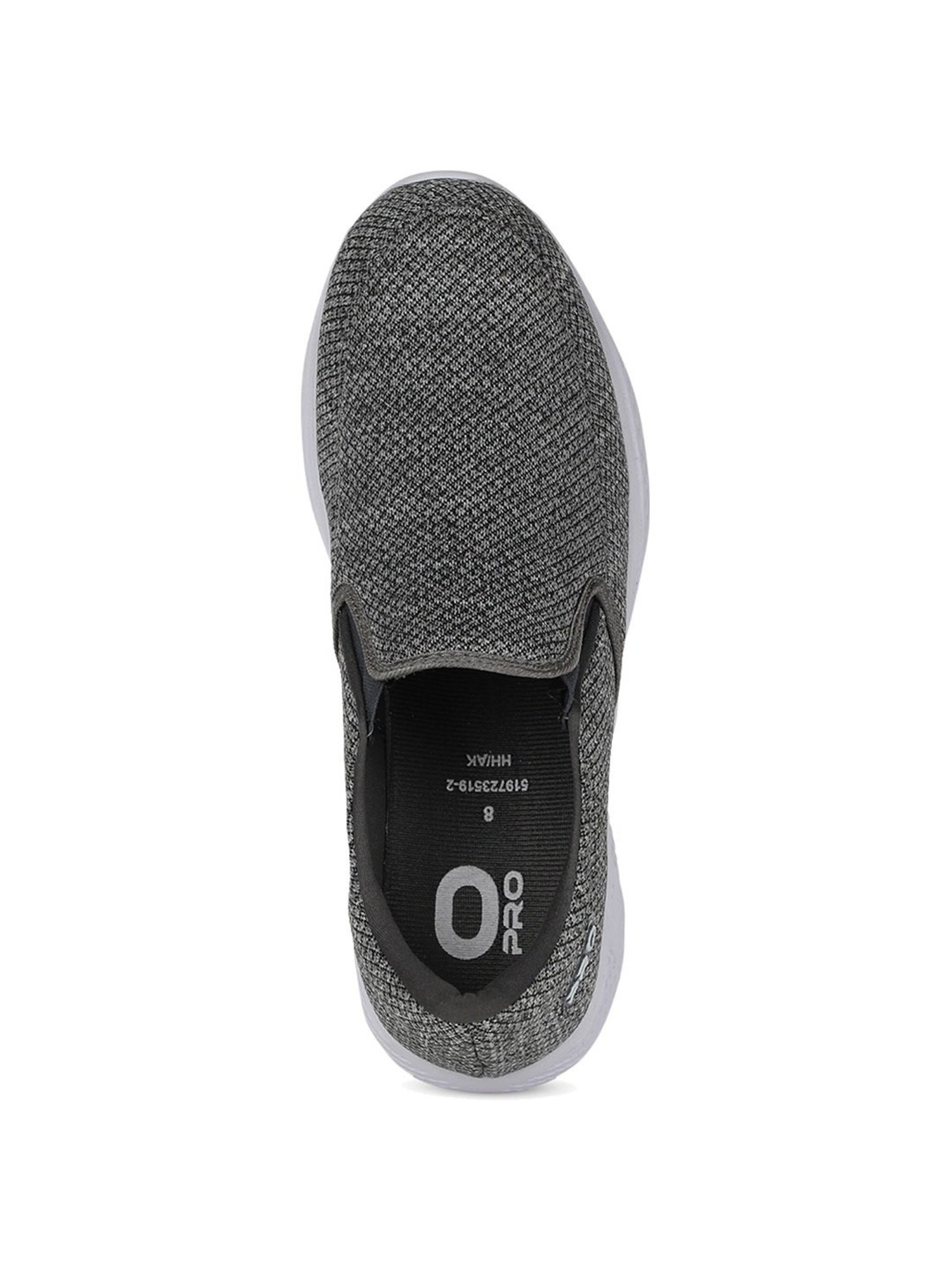 Pro by Khadims Men's Grey Casual Loafers