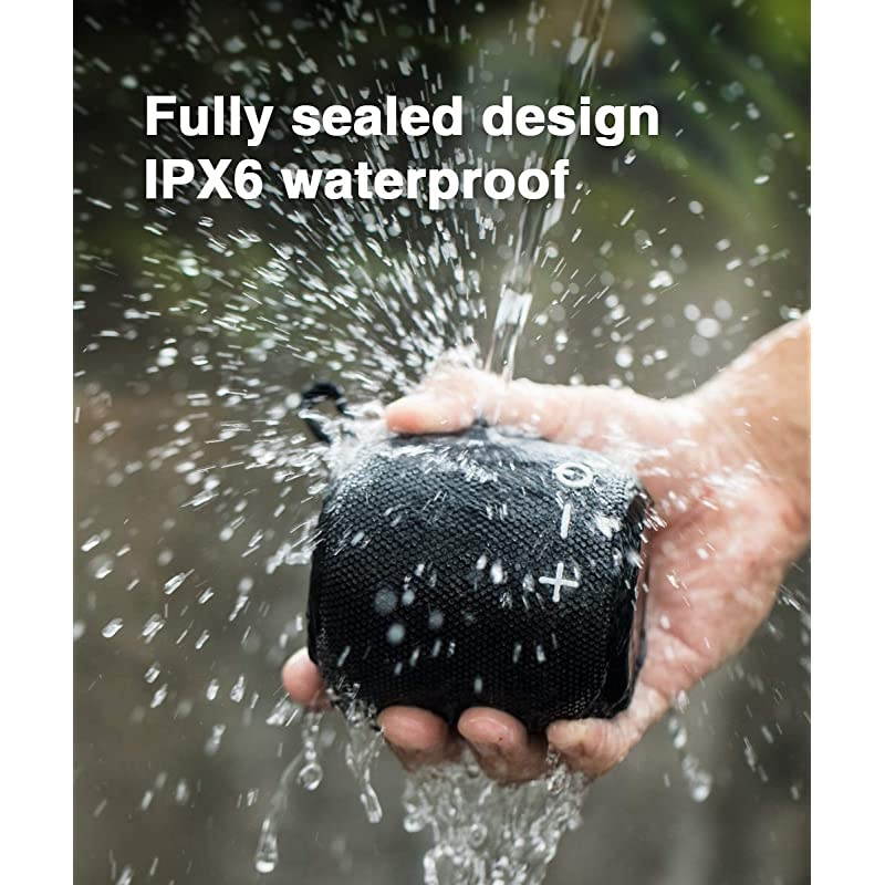 Portable Bluetooth Speaker, Bluetooth 5.0 Dual Pairing Loud Wireless Mini Speaker, 360 Surround Sound & Rich Stereo Bass,24H Playtime, IPX67 Waterproof for Travel, Outdoors, Home and Party