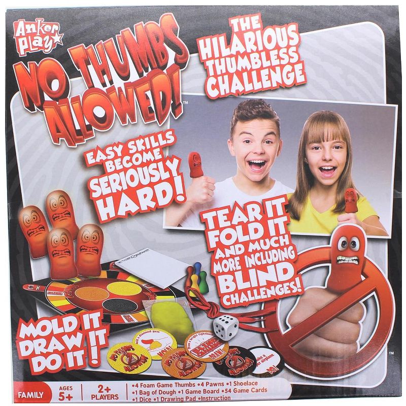 Anker Play No Thumbs Allowed Board Game | 2+ Players