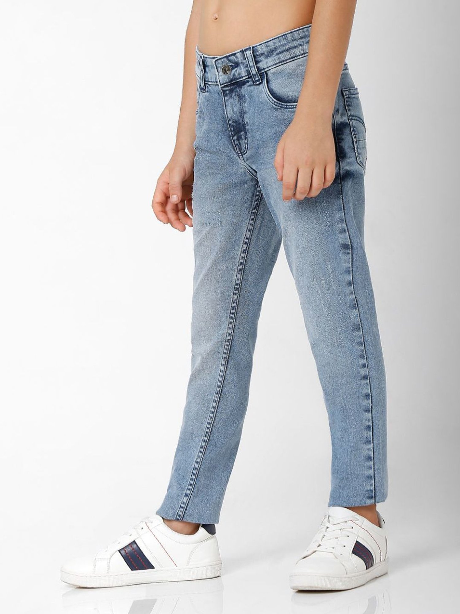 Gas Boys Blue Distressed Jeans