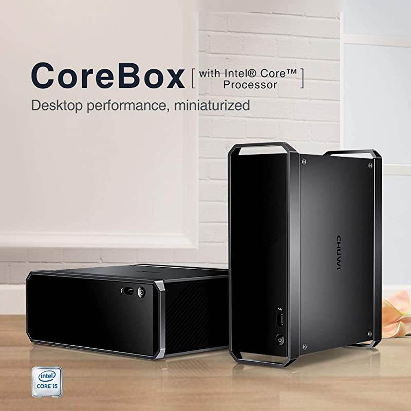 CoreBox Windows 10 Mini PC,Intel Core i5 Mini Desktop pc, 8GB DDR3 256GB SSD,Expandable 2TB 2.5 Inch HDD, 2.4GHz/5GHz Dual WiFi/Gigabit Ethernet / 4K Decoding/BT4.2
