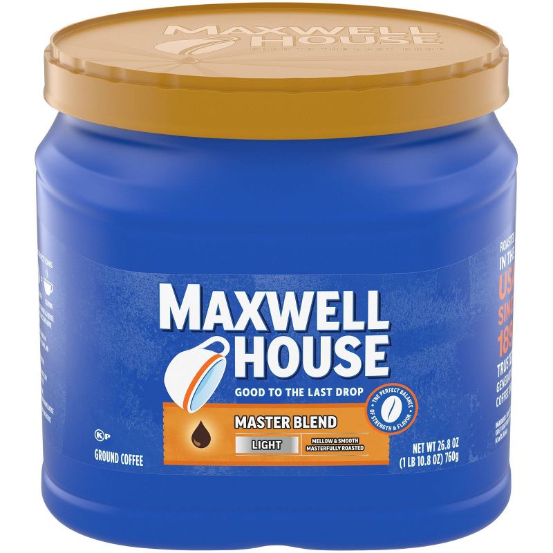 Maxwell House Master Blend Medium Light Roast Ground Coffee - 26.8oz