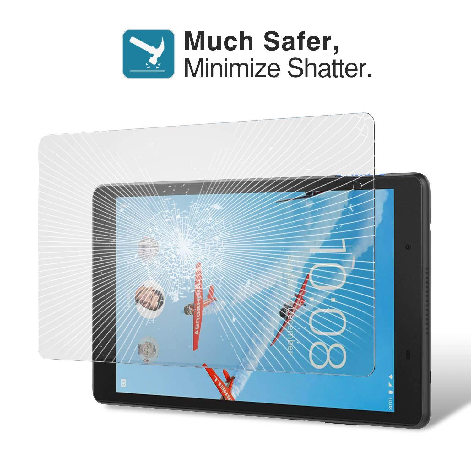 MoKo Screen Protector Replacement for Lenovo Tab E8, Anti-Scratch Bubble-Free Ultra Clear 9H Hardness Tempered Glass Film for Lenovo Tab E8 TB-8304F 2019 Tablet - Clear