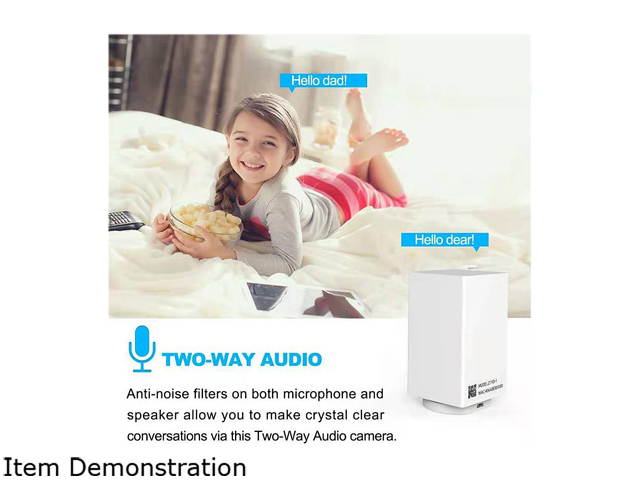 Inland NexHT 2 Pack Smart Wireless 1080p Security Cam 360/Night Vision Two Way Audio/Cloud Storage/Auto Track