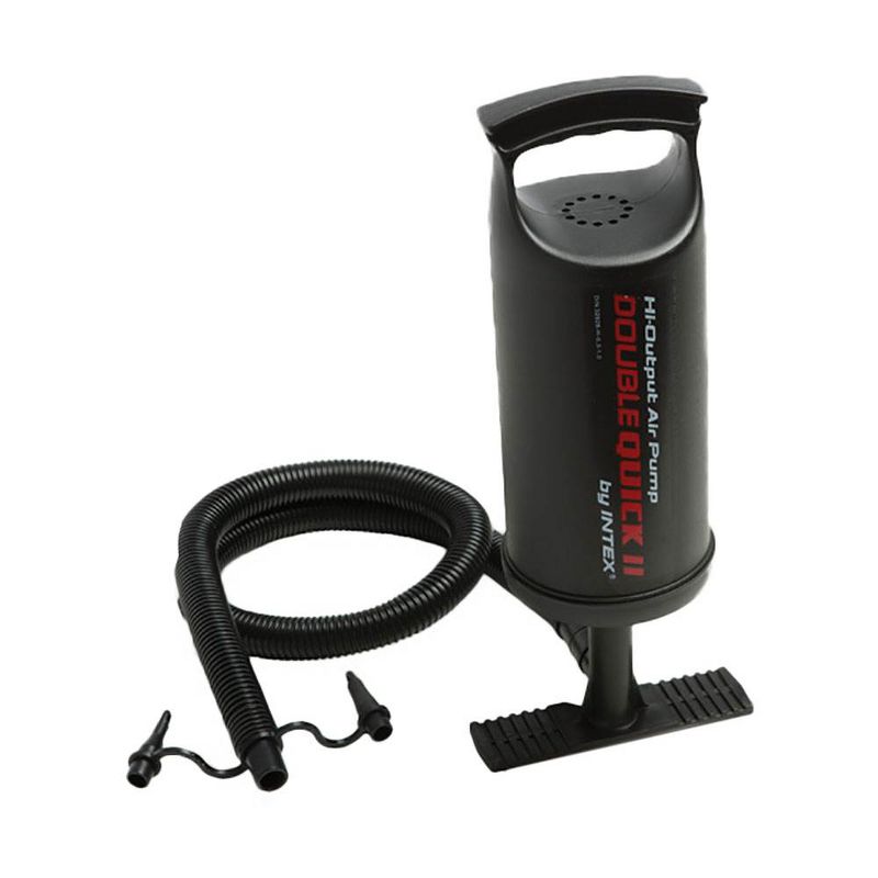 Intex Explorer 200 Inflatable 2 Person River Boat Raft Set with 2 Oars & Pump