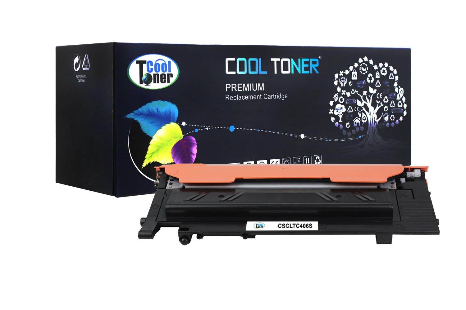 Cool Toner CSCLTC406S Compatible Toner Cartridge Replacement for Samsung CLT-C406S/XAA (Cyan)