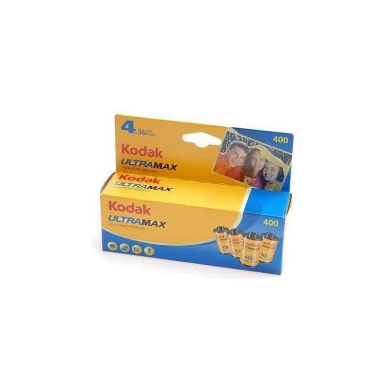 4x  UltraMax 400 Speed 35mm 36 Exposures Film