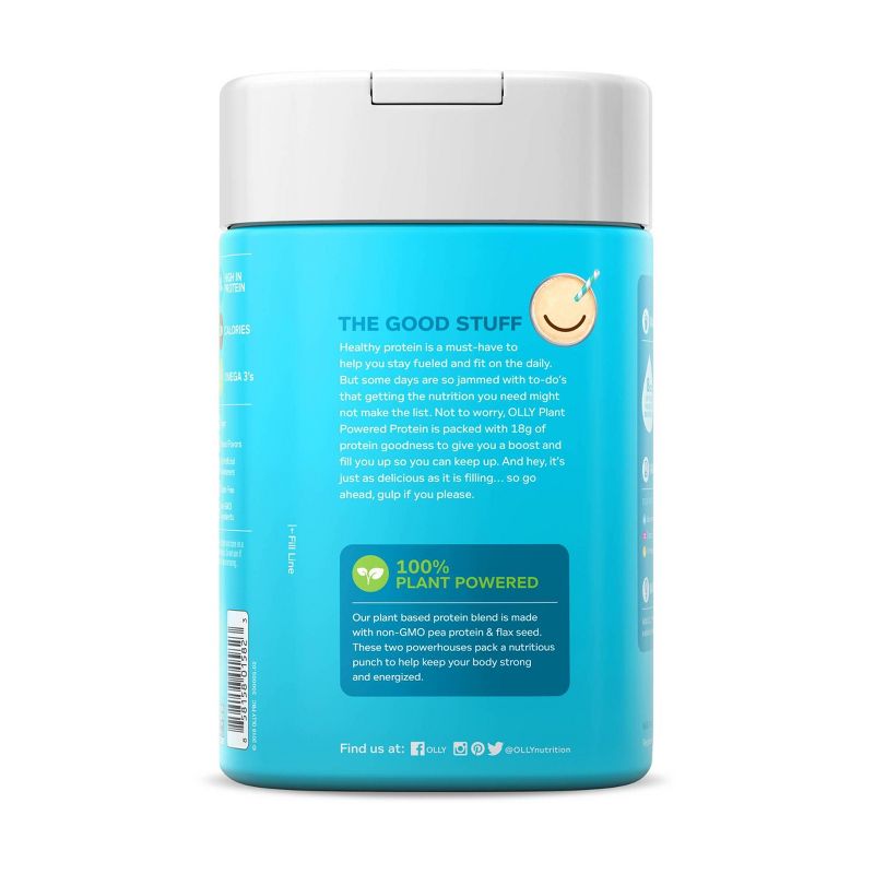 OLLY Plant Powered Vegan Protein Mix - Vanilla - 13oz