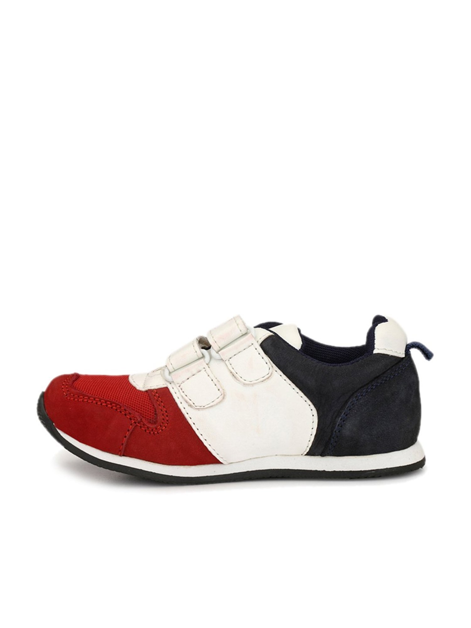 Tuskey Kids Red & White Casual Sneakers