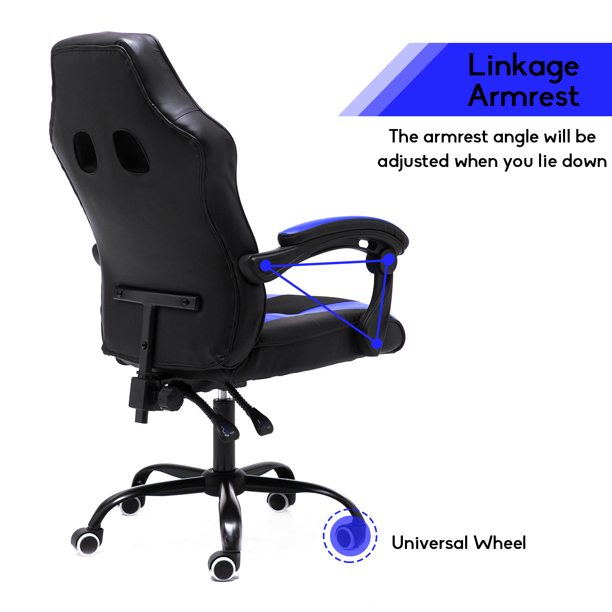 Office Chair Executive Racing Gaming Swivel Leather Sport Computer Chair Recline