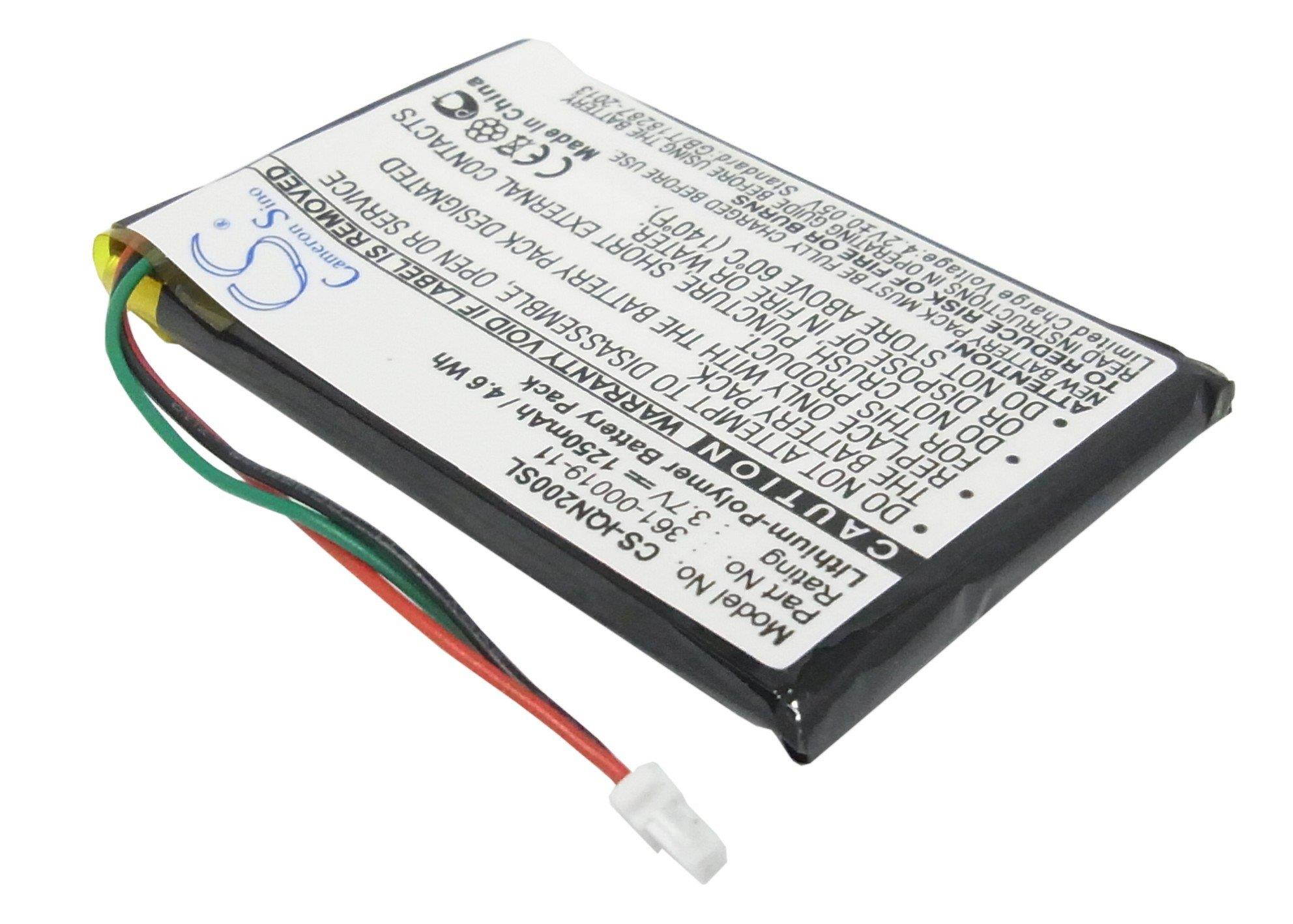1250mAh Battery For GARMIN Nuvi 255W, Nuvi 255WT, Nuvi 260, Nuvi 260W, Nuvi 260WT,
