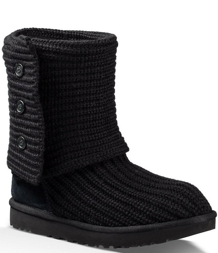 UGG&reg; Classic Cardy Button Detailed Knit Boots