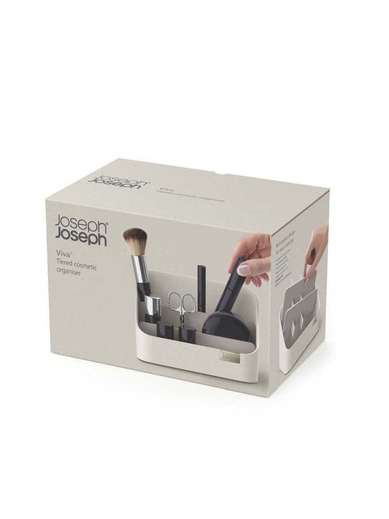 Joseph Joseph White Plastic Cosmetic Organiser