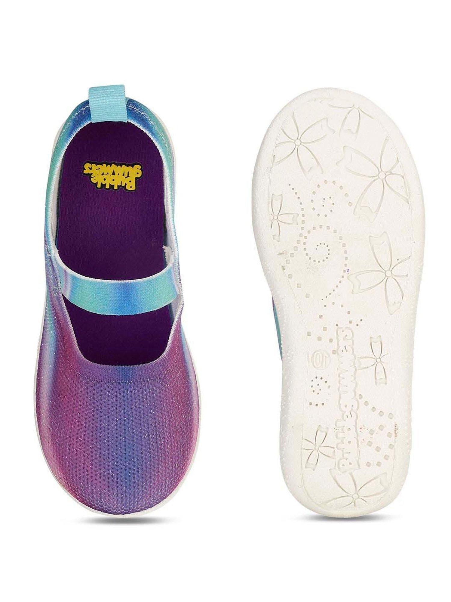 Bubblegummers by Bata Kids Purple & Blue Mary Jane Shoes