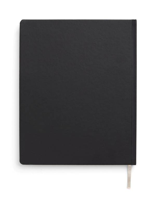 TRU RED Large Hard Cover Ruled Journal Black TR54768