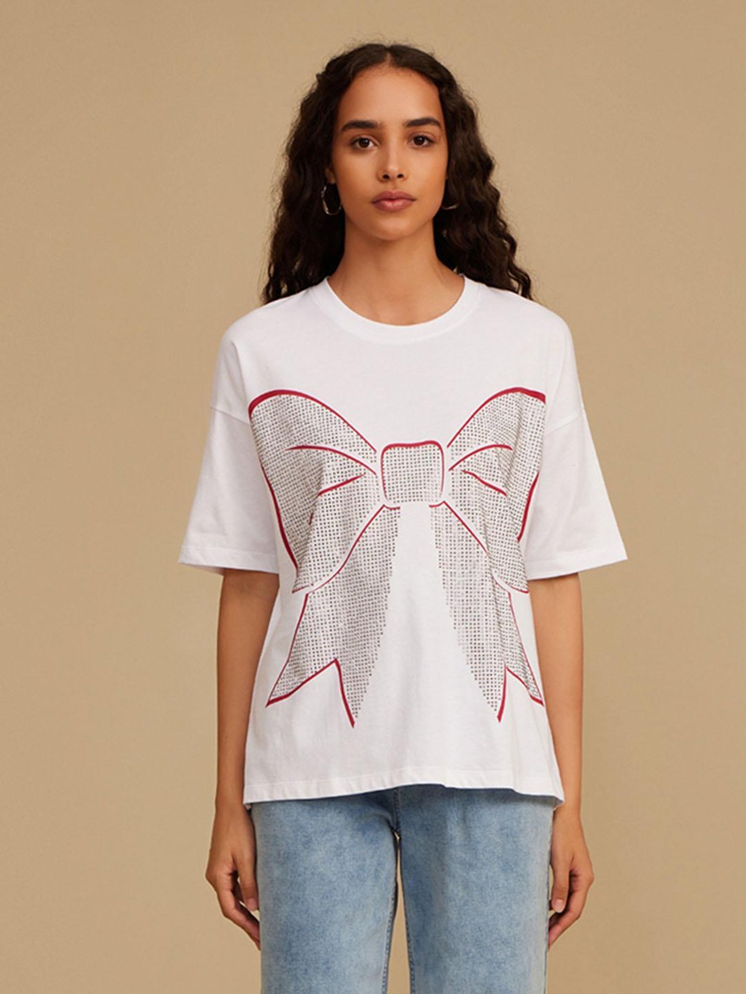 Disney Minnie Bow Heat Stud T-Shirt