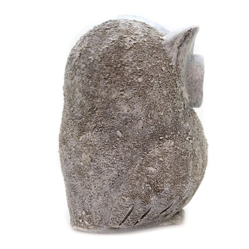 Home & Garden 7.75" Owl Pebble Statue Wisdom Flower Roman, Inc  -  Outdoor Sculptures And Statues
