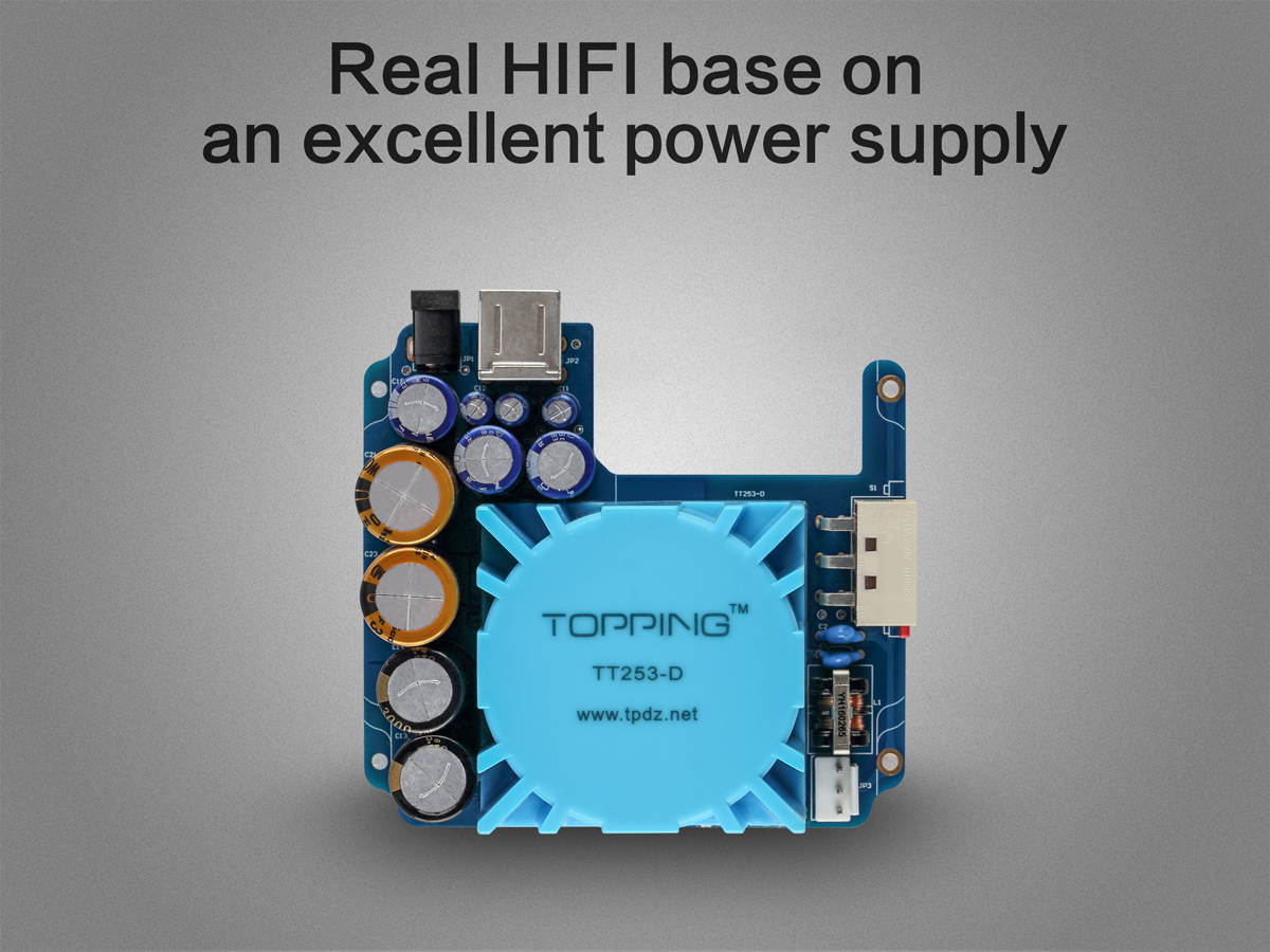 TOPPING P50 Low Noise Linear Power Supply for Topping D50 D50s DX3 Pro D30