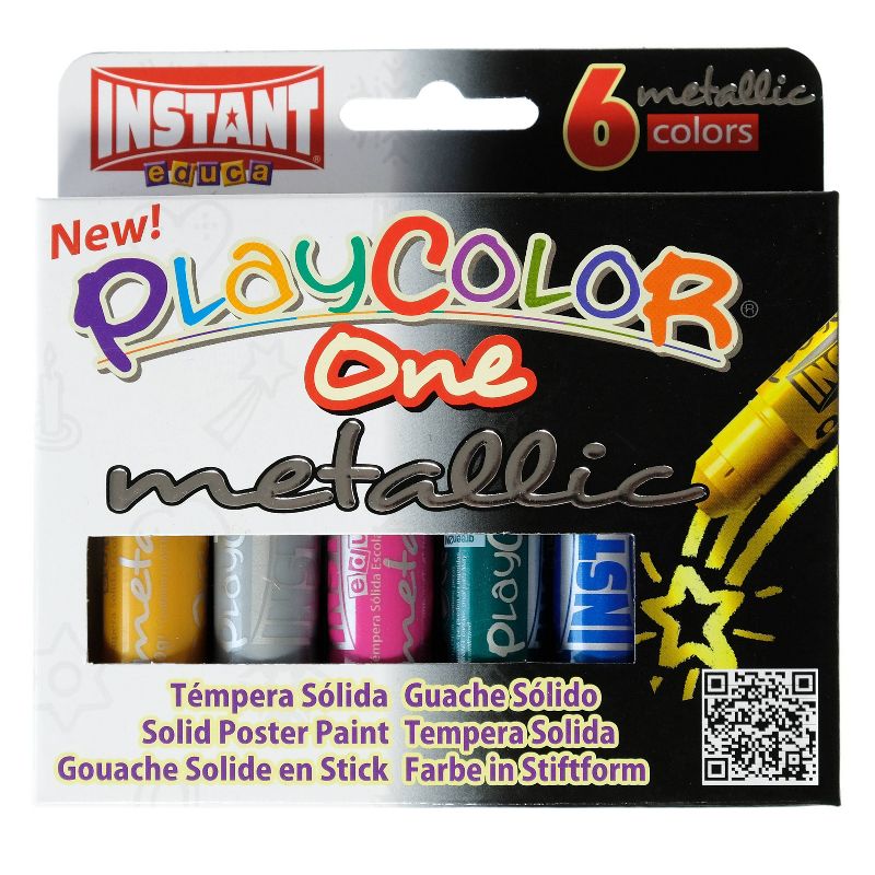 Paint Sticks Metallic 6ct - Playcolor