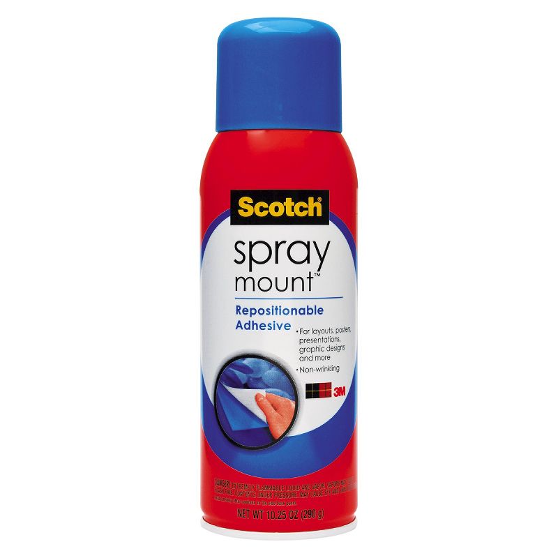 Scotch 10.25oz Spray Mount Repositionable Artist's Adhesive