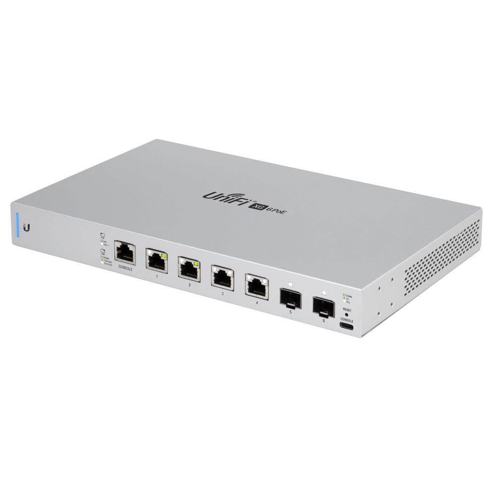 Ubiquiti 10 Gigabit 6-Port 802.3Bt Unifi Switch