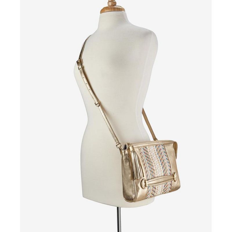 GiGi New York Gold Dana Crossbody Bag