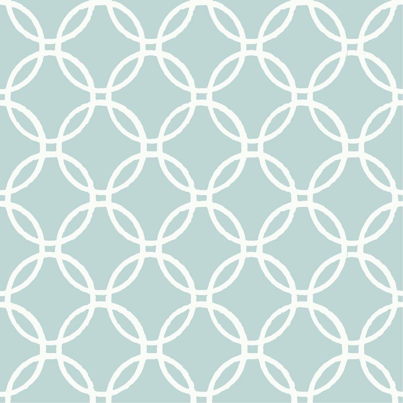 NuWallpaper Links Peel & Stick Wallpaper Blue