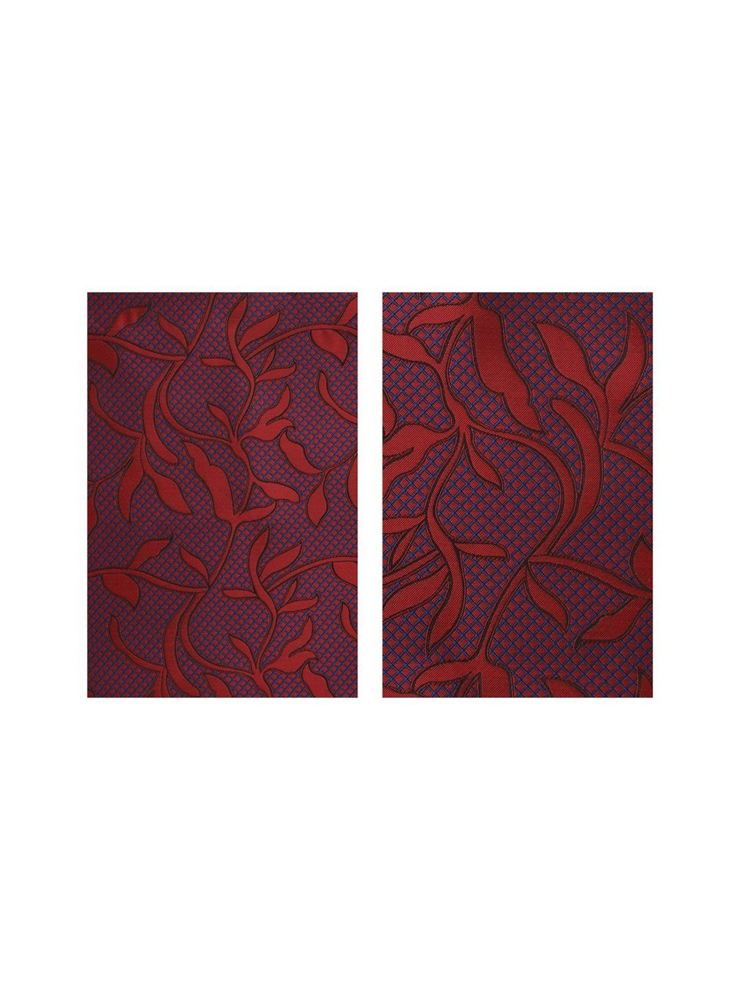 CHOKORE Red and Yellow Checks Tie