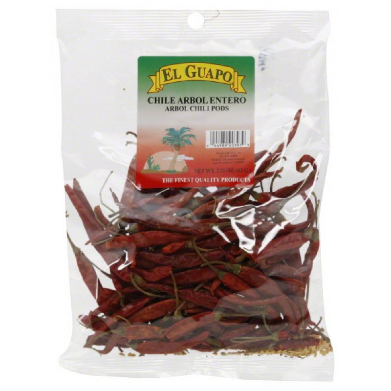 El Guapo Arbol Chili Pods Bag Whole - 2.25oz