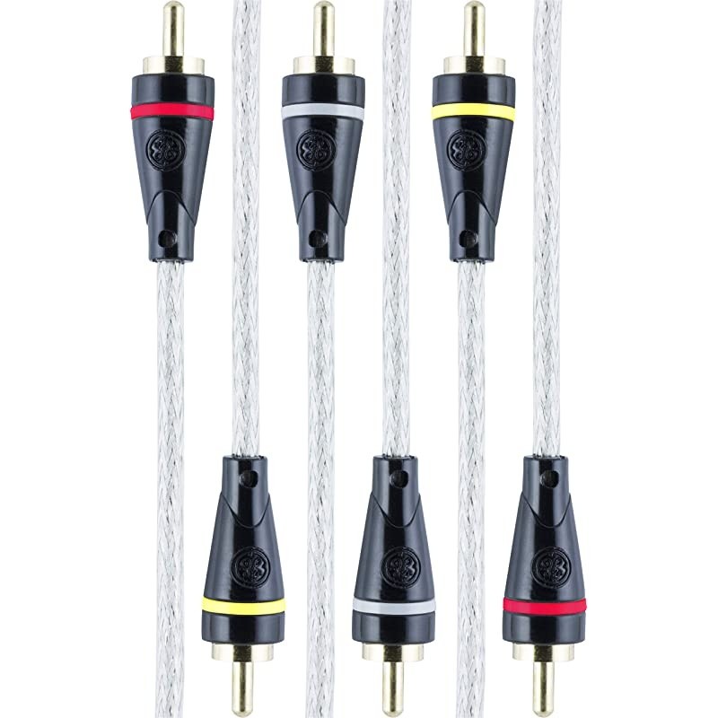 Video CableComposite Cord 100 ft RCA to RCA MMx3AV Cable for TVDVDVCD etd