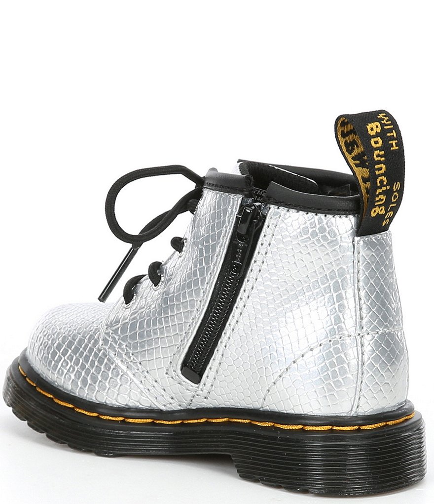 Dr. Martens Girls' 1460 Reptile Embossed Boots (Infant)