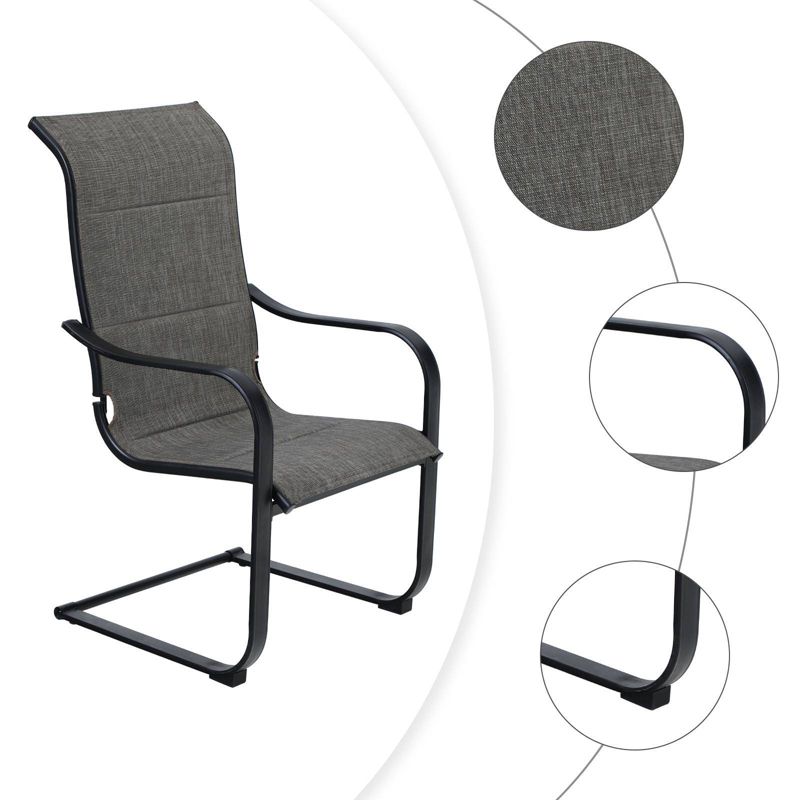 7pc Classic Outdoor Patio Dining Set Gray Wash - Saracina Home