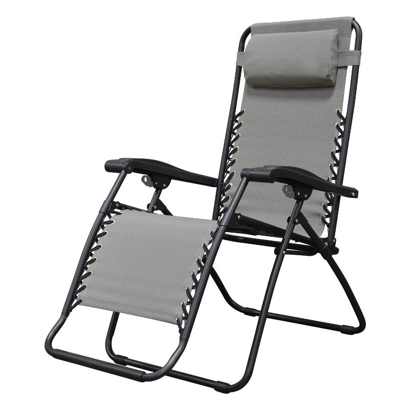 Copa Backpack Single Position Folding Aluminum Beach or Poolside Lounge Chair with Backpack Straps, Dark Blue