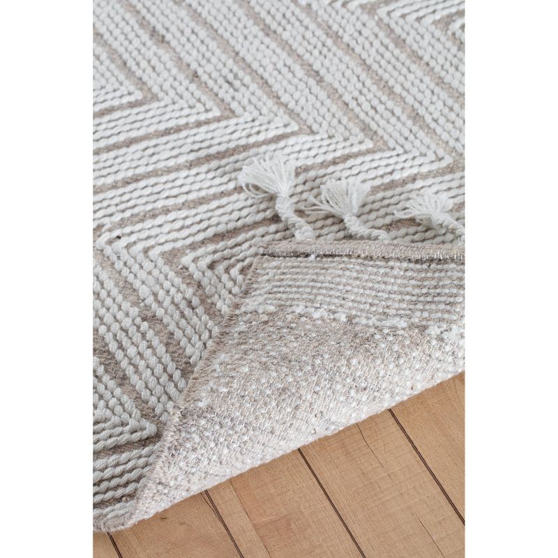 8'x10' Spinneret Area Rug Ivory/Natural - Anji Mountain