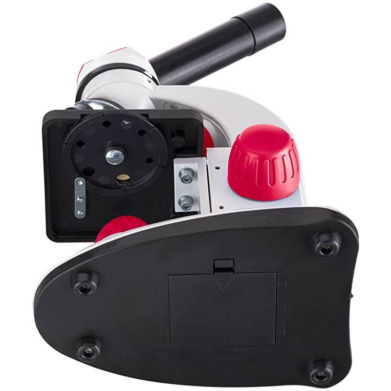 Kids 40X1000X Dual Illumination Microscope Red with Slide Prep Kit and Book