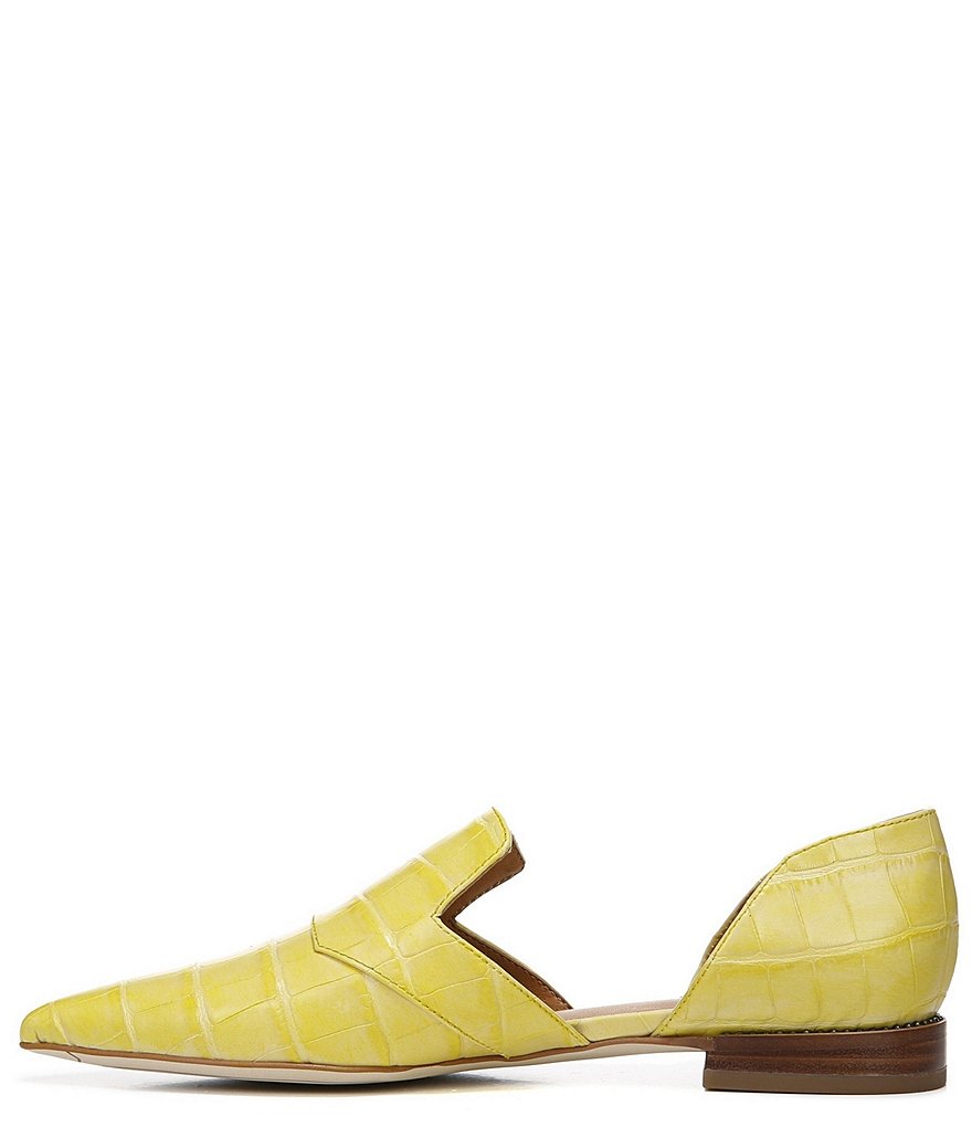 Sarto by Franco Sarto Toby Croco Print Leather d'Orsay Loafers