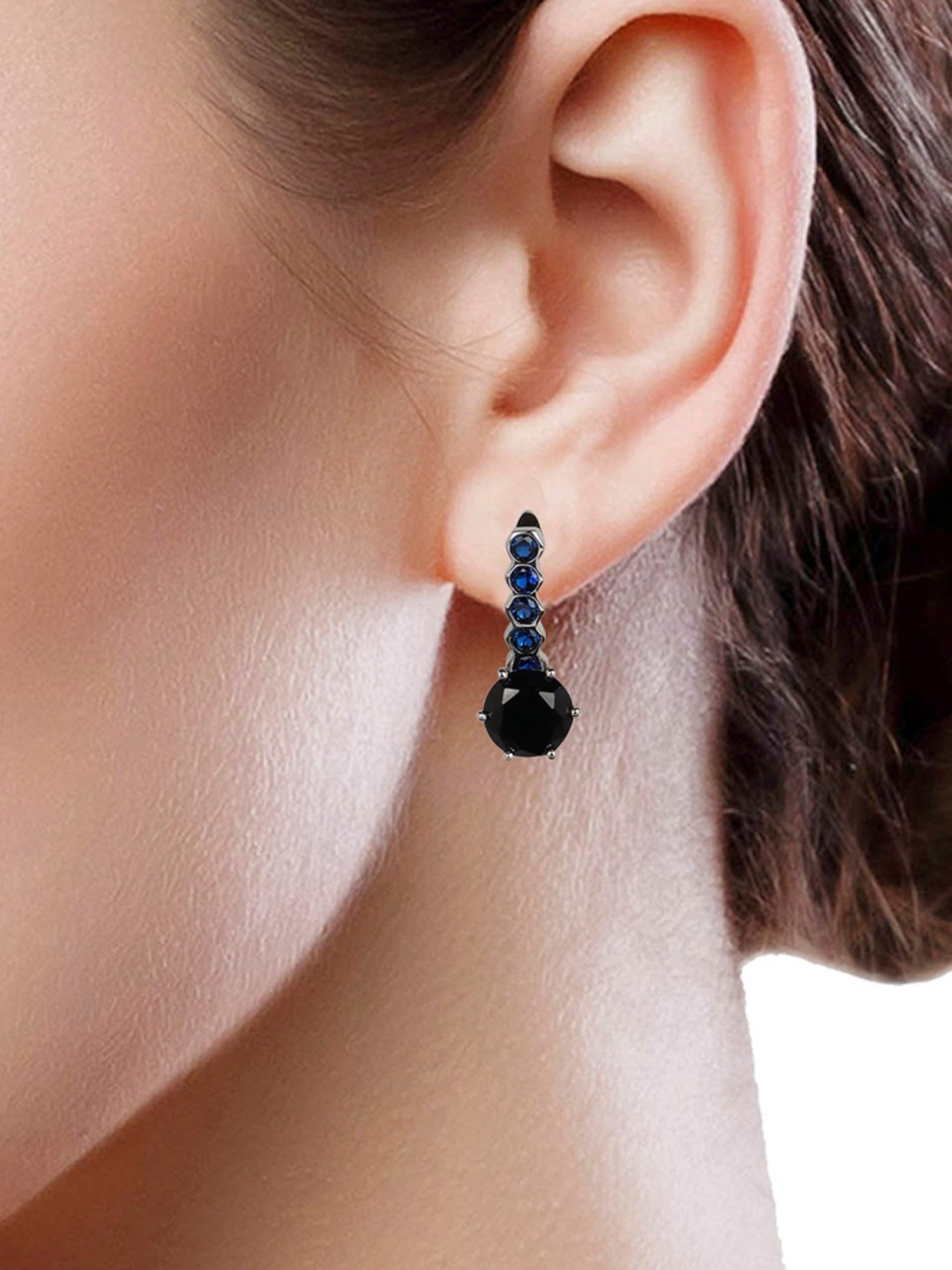 The Real Effect London 800 Silver Earrings for Women