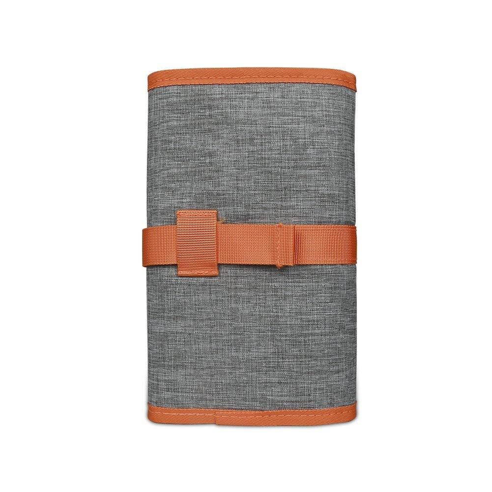 Travel Organizer, BUBM Cable Bag/USB Drive Shuttle Case/Electronics Accessory Organizer-Grey