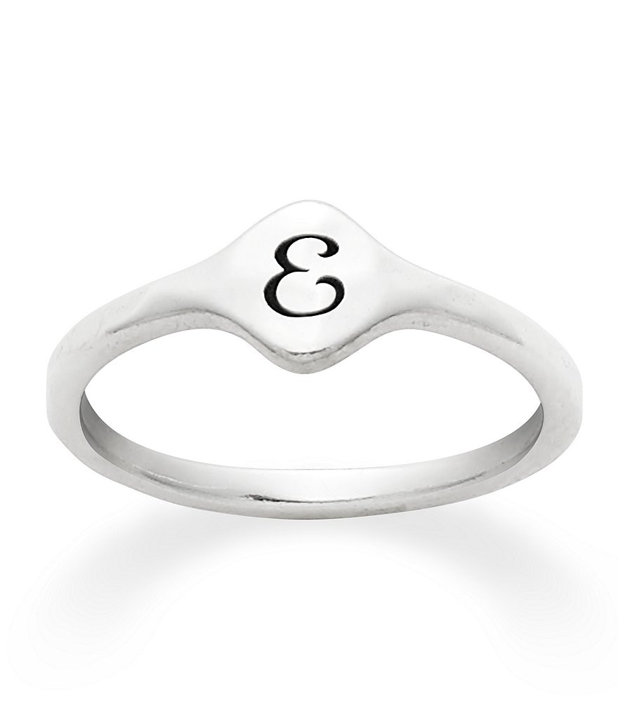 James Avery Petite Signet Initial Ring