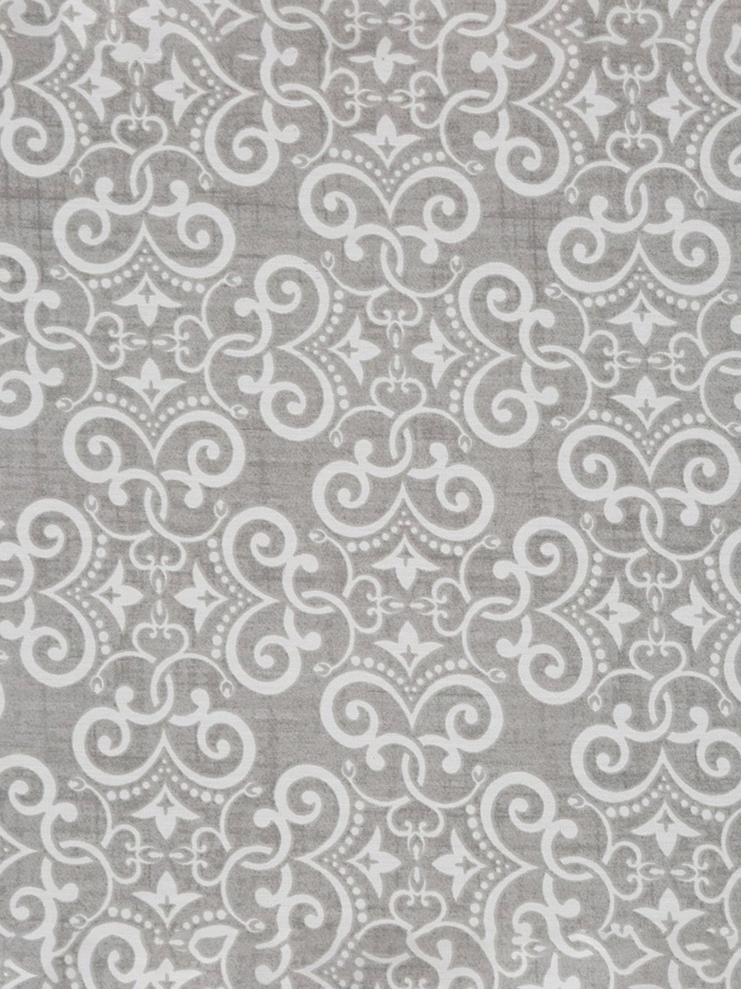 Swayam Ananda Geometric Grey Cotton Single Diwan Set