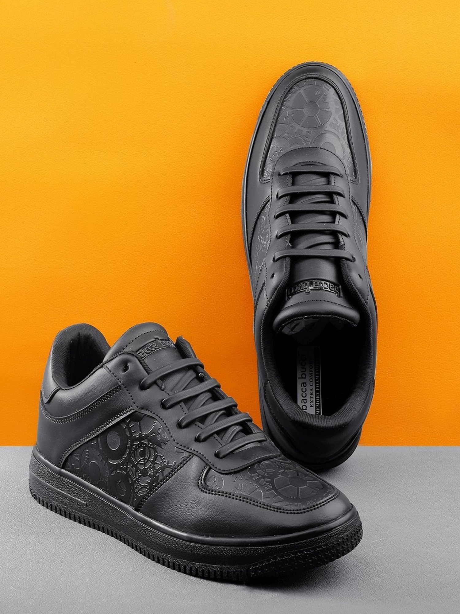 Bacca Bucci Men's RAGNER Black Casual Sneakers